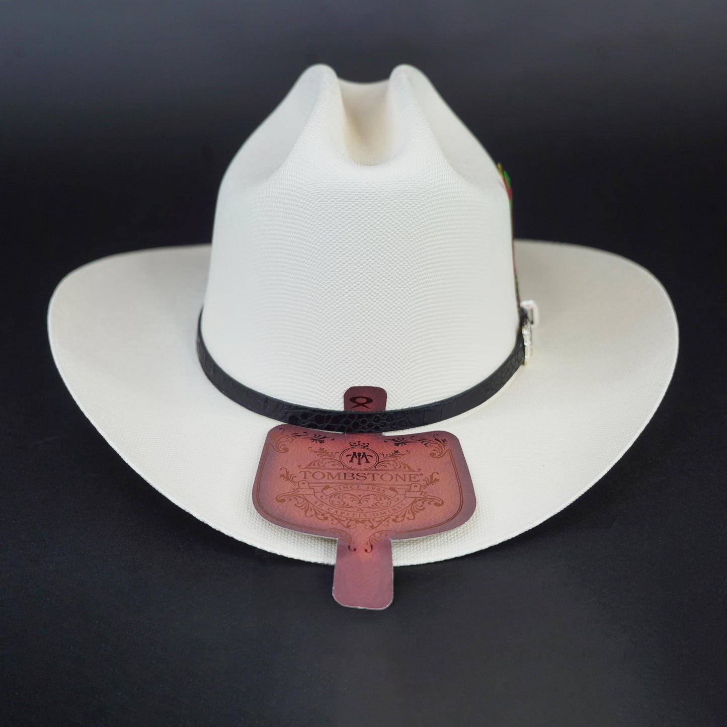 Tombstone Johnson 1000X Telar  Falda 3" Sombrero Tall Crown 4 3/4"
