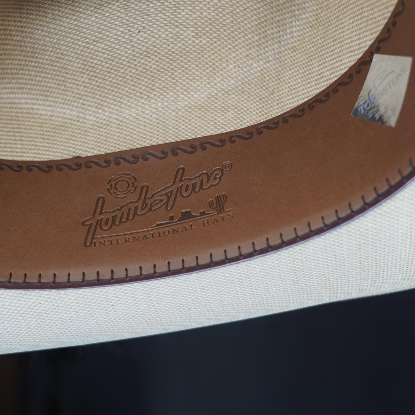 Tombstone Chaparral Telar Balibuntal Sombrero Brim 3.5" Short Crown 4.5"