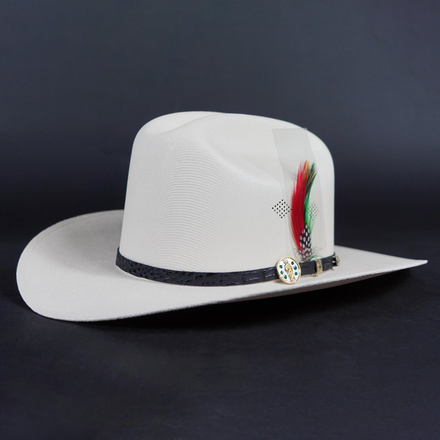 Stone Chapparal 1000X Edicion San Judas Telar Brim 3" Sombrero Short Crown 4 1/2"