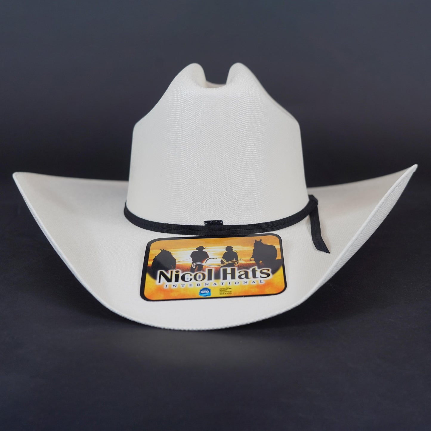 Nicol Sombrero Estilo Rodeo Lona Fina 50x Sombrero Ribbon Style