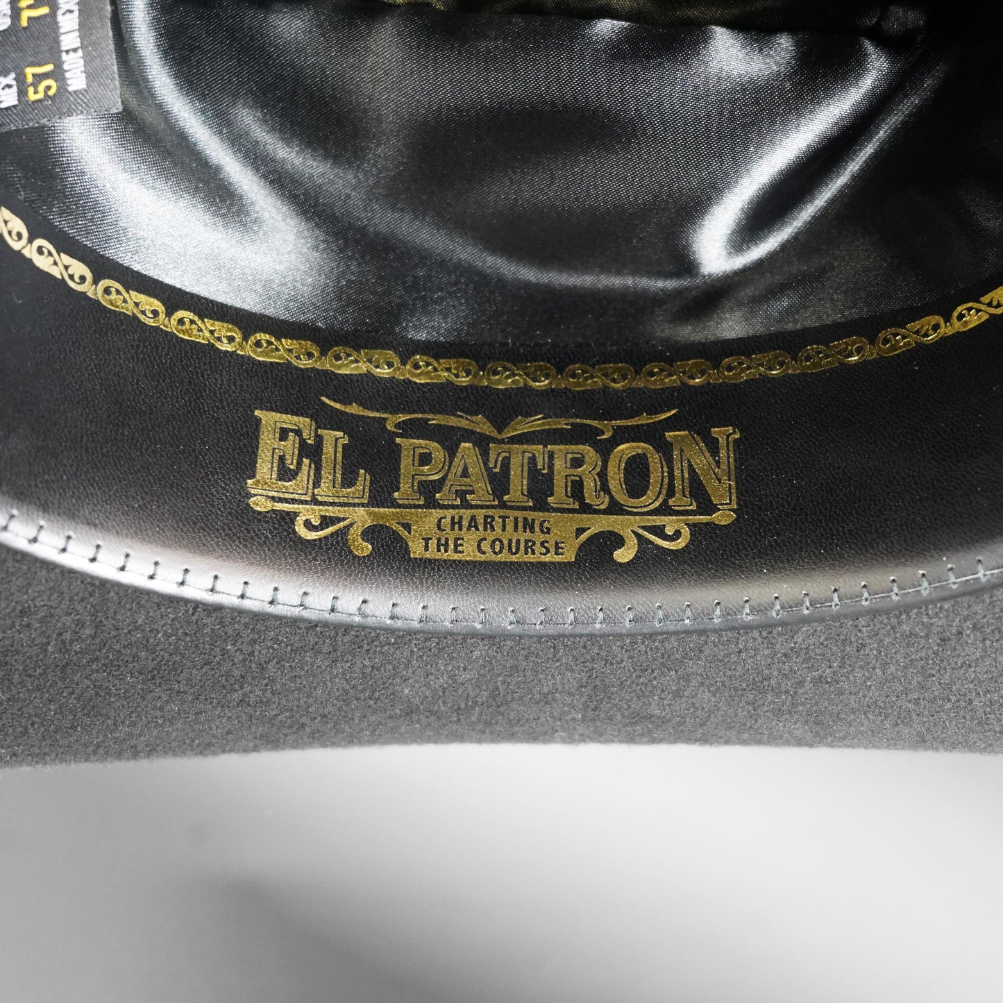Tombstone El Patron 10x Texana Black Felt 4" Brim Tall Crown 4 3/4