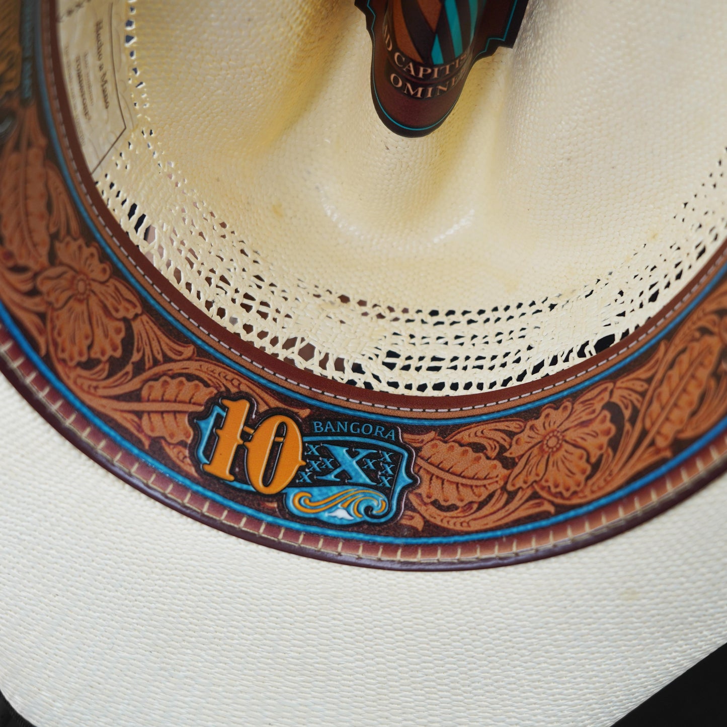 Tombstone Bangora Mustang Rivete 10x Style Straw Sombrero