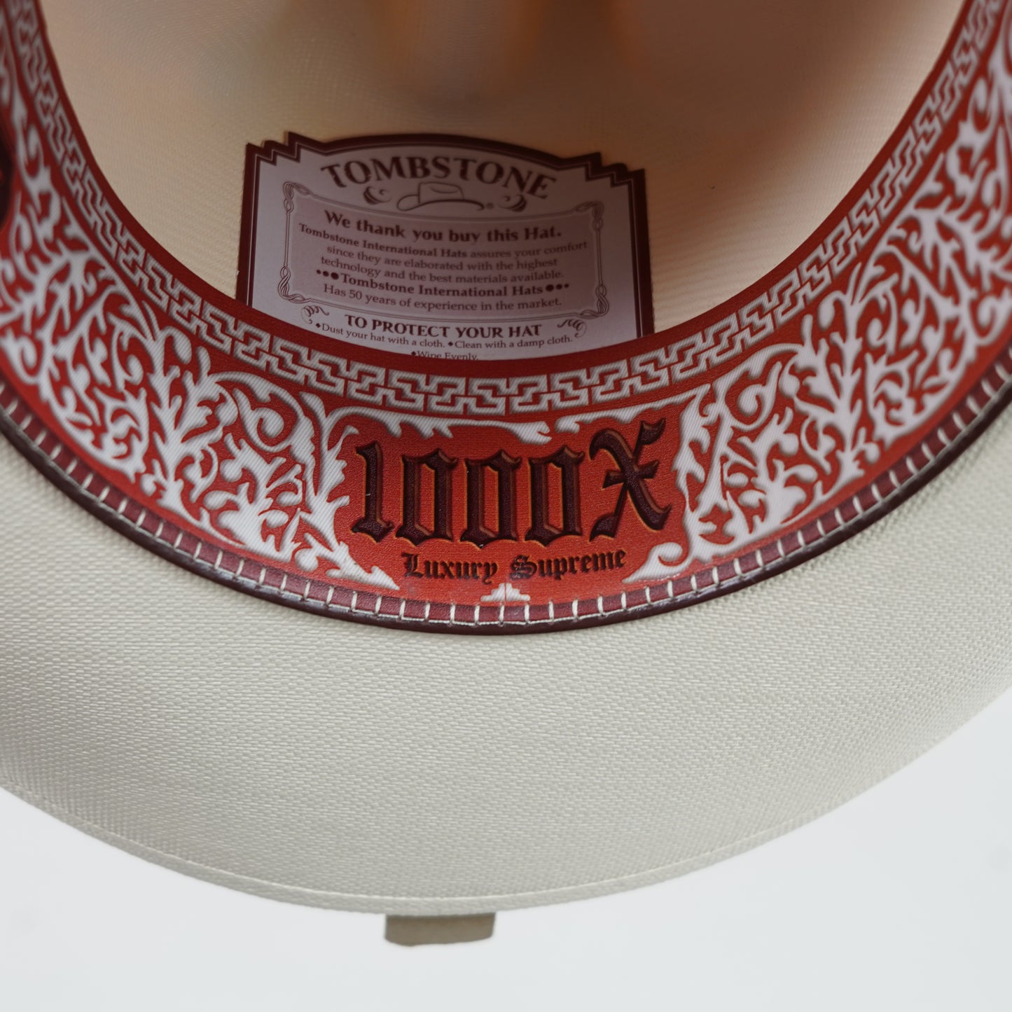 Tombstone Chapparal 1000X Telar Brim 3.5" Sombrero Short Crown 4 1/2"