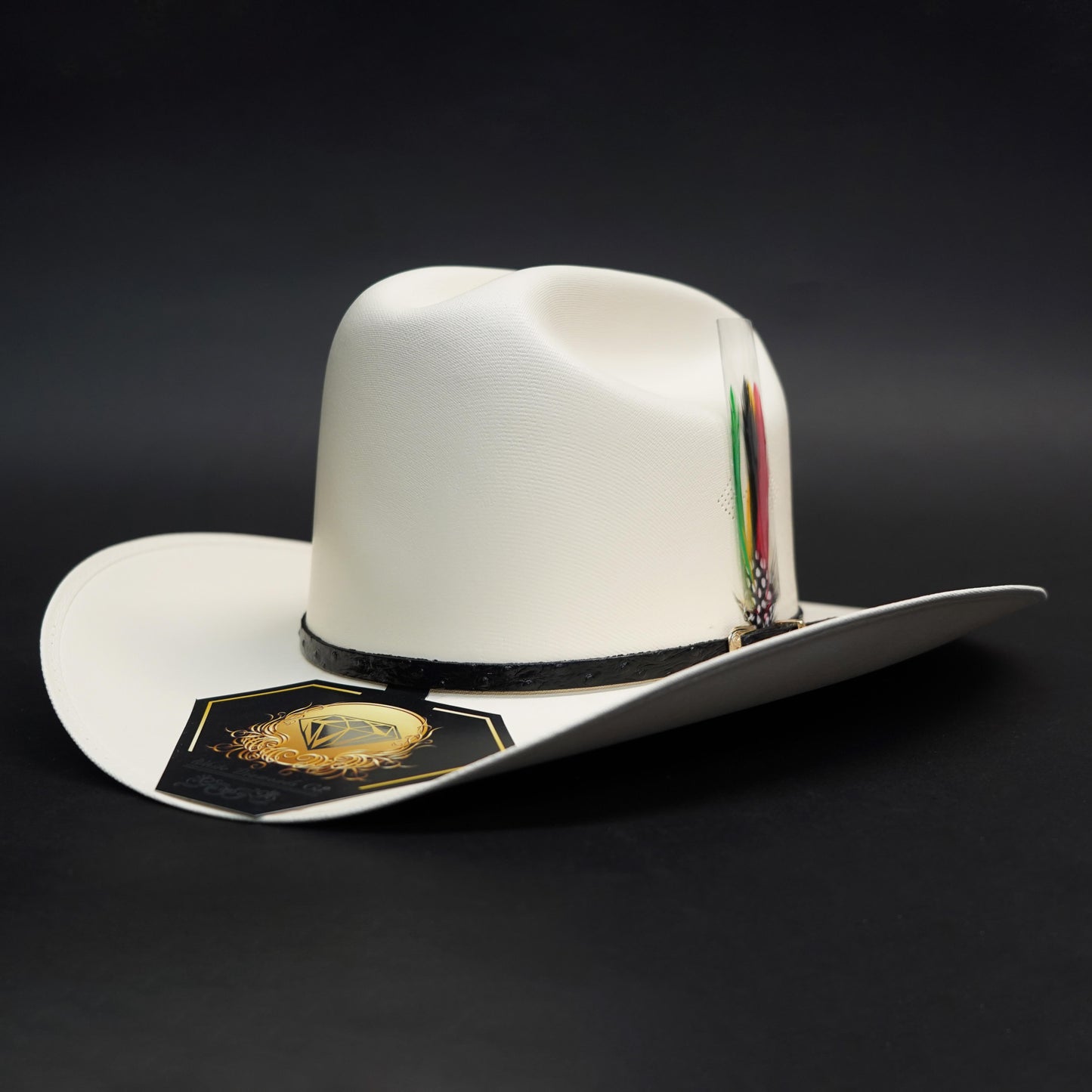 White Diamond Chapparal 100X Telar Edition San Judas Falda 3.5" Short Crown 4.5"