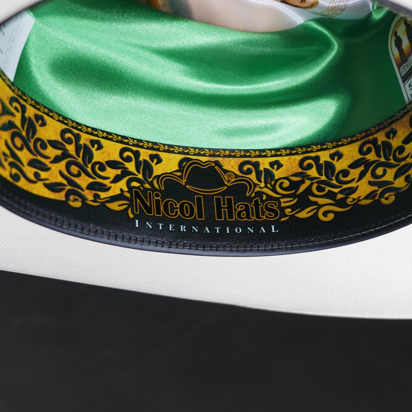 Nicol Telar Chapparal 3.5" Brim Sombrero Short Crown 4.5" Estilo Sinaloa