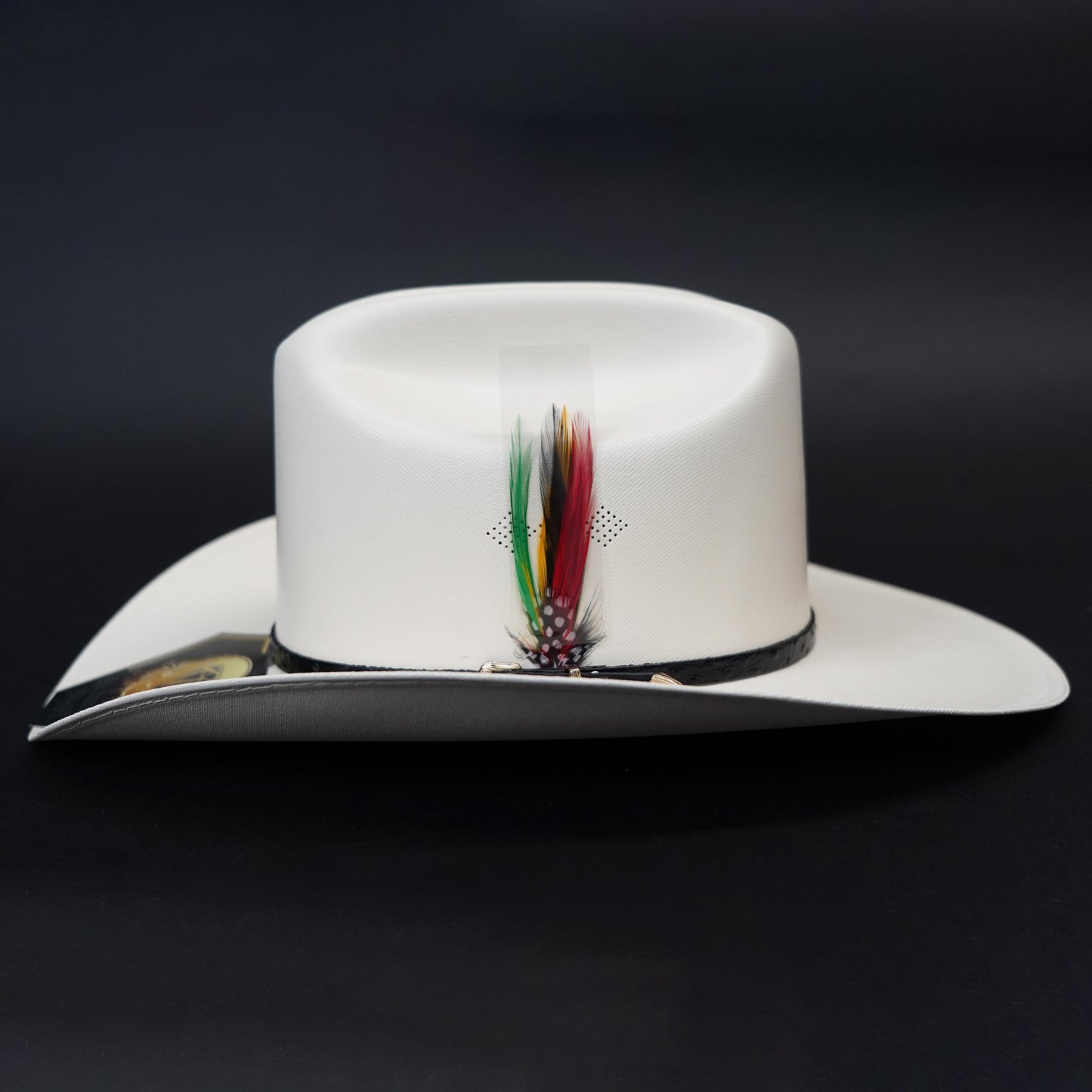 White Diamond Chapparal 100X Telar Edition San Judas Falda 3.5" Short Crown 4.5"