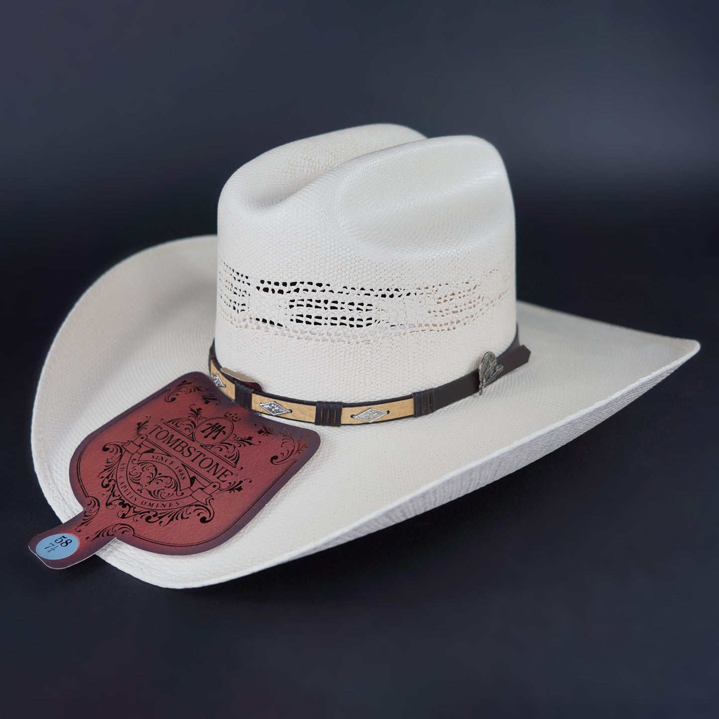 Tombstone Bangora Mustang 10x Style Straw Sombrero