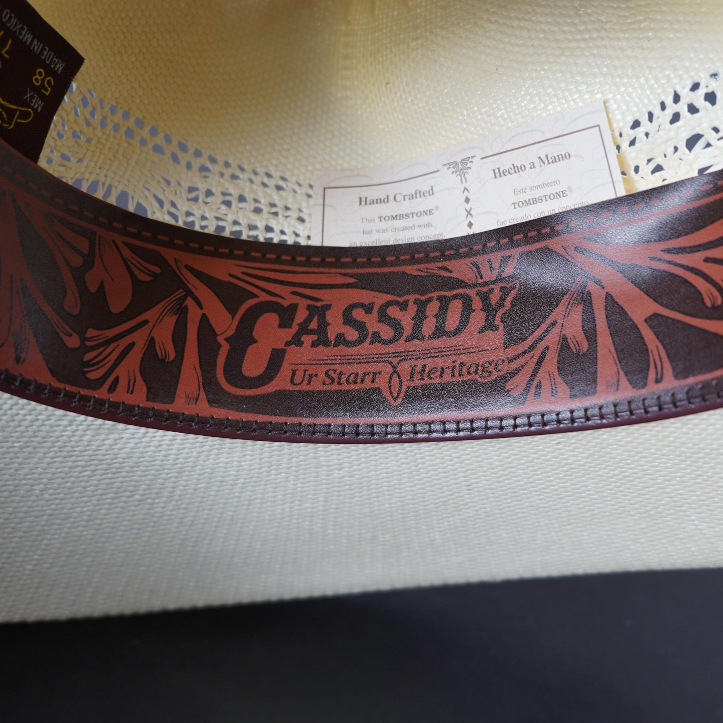 Tombstone Bangora Cassidy 10x Sombrero Broken Bow Style Estilo Robavacas