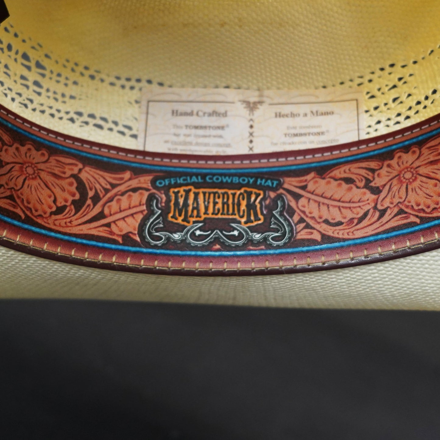 Tombstone Bangora Maverick Style 10x Straw Sombrero