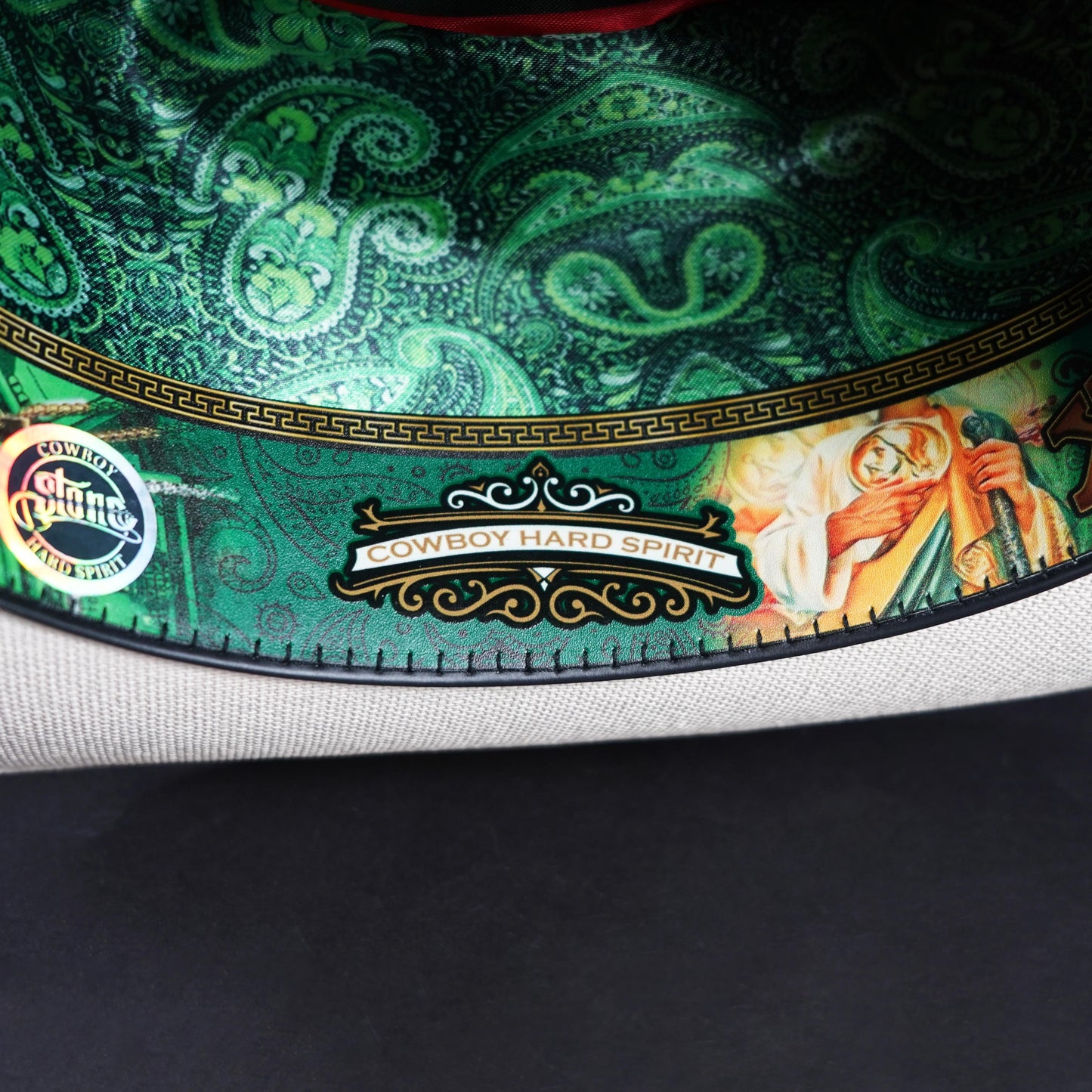 Stone Chapparal 1000X Edicion San Judas Telar Brim 3" Sombrero Short Crown 4 1/2"