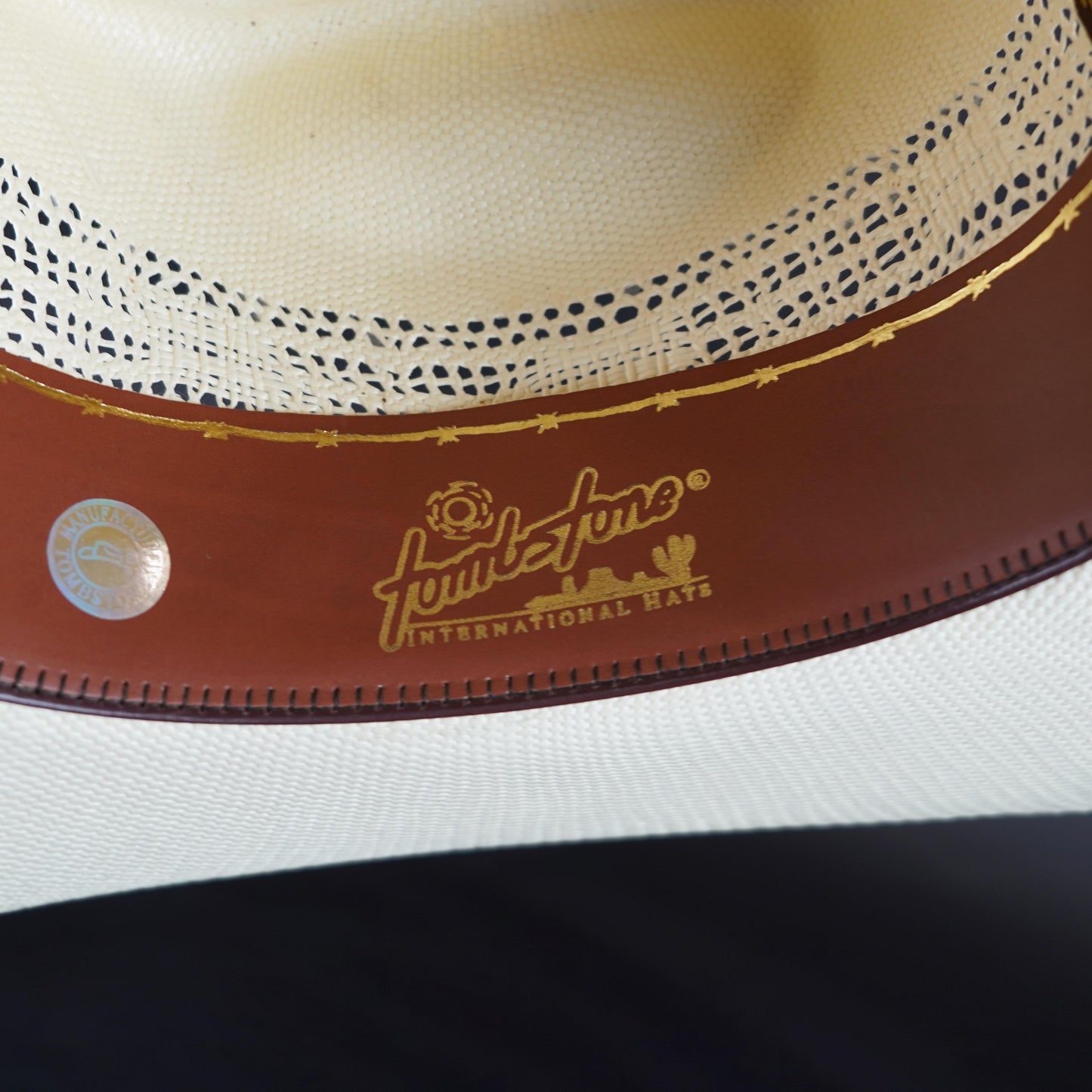 Tombstone Bangora Long Horn 15x Style Straw Sombrero