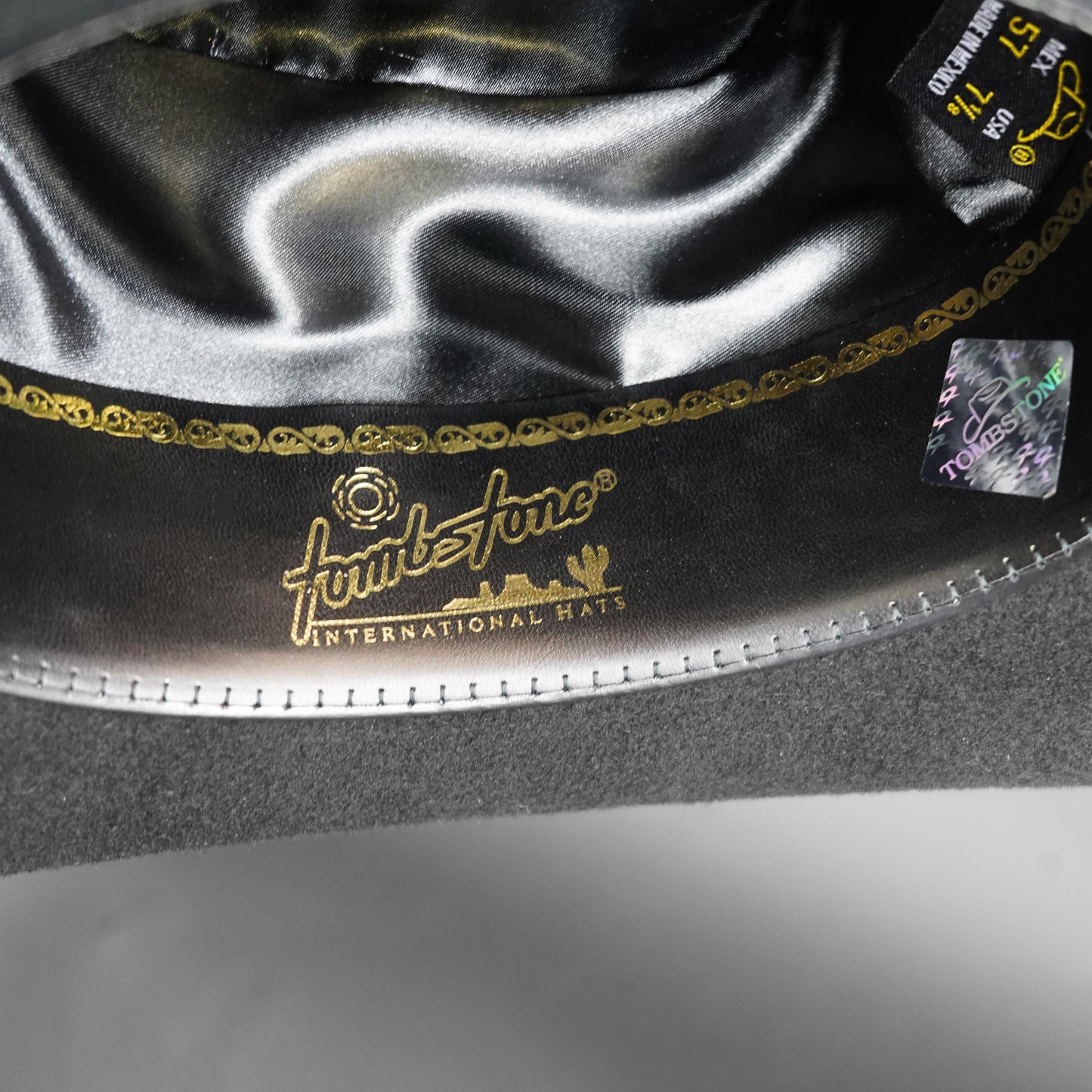 Tombstone El Patron 10x Tall Crown Texana Black