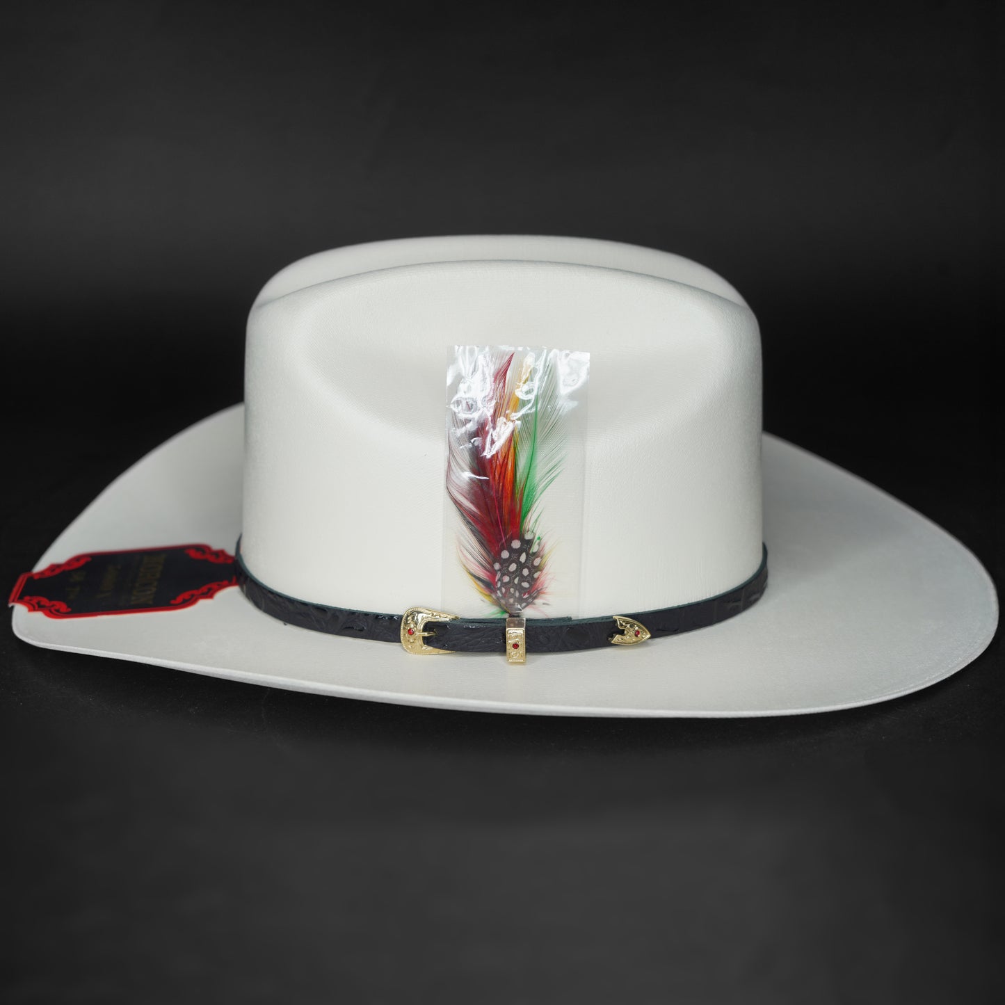 Morcon 5000X Chaparral Style Telar Brim 3.5" Cowboy Hat Sombrero Short Crown 4 1/2" Estilo Panter