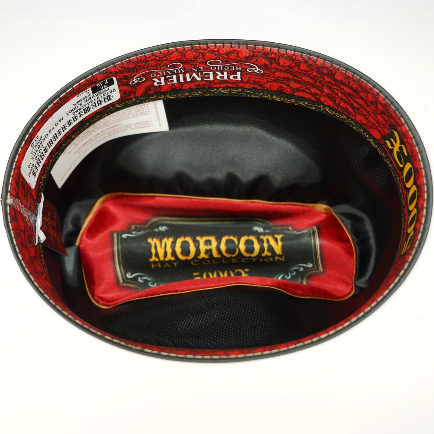Morcon 5000X Chaparral Style Telar Brim 3.5" Cowboy Hat Sombrero Short Crown 4 1/2" Estilo Panter