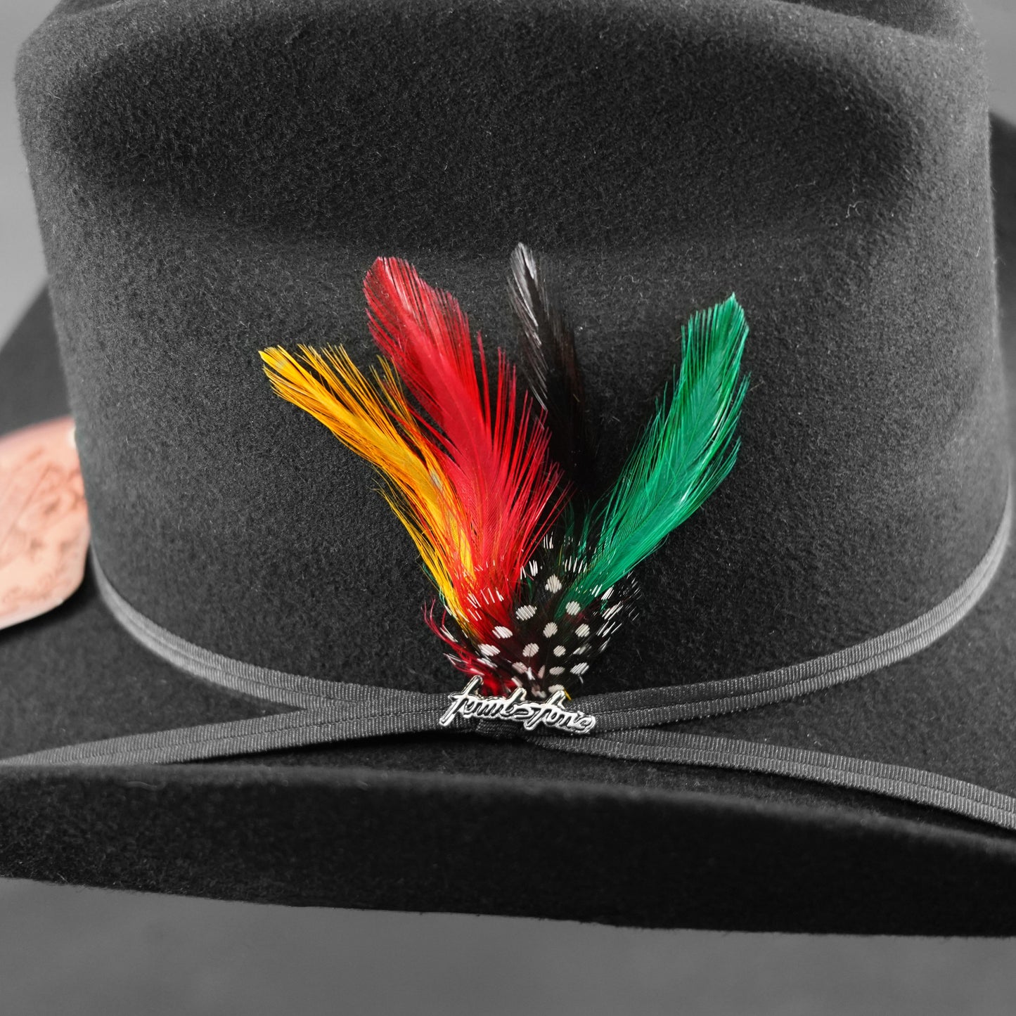 Tombstone El Patron 10x Texana Black Felt 4" Brim Tall Crown 4 3/4