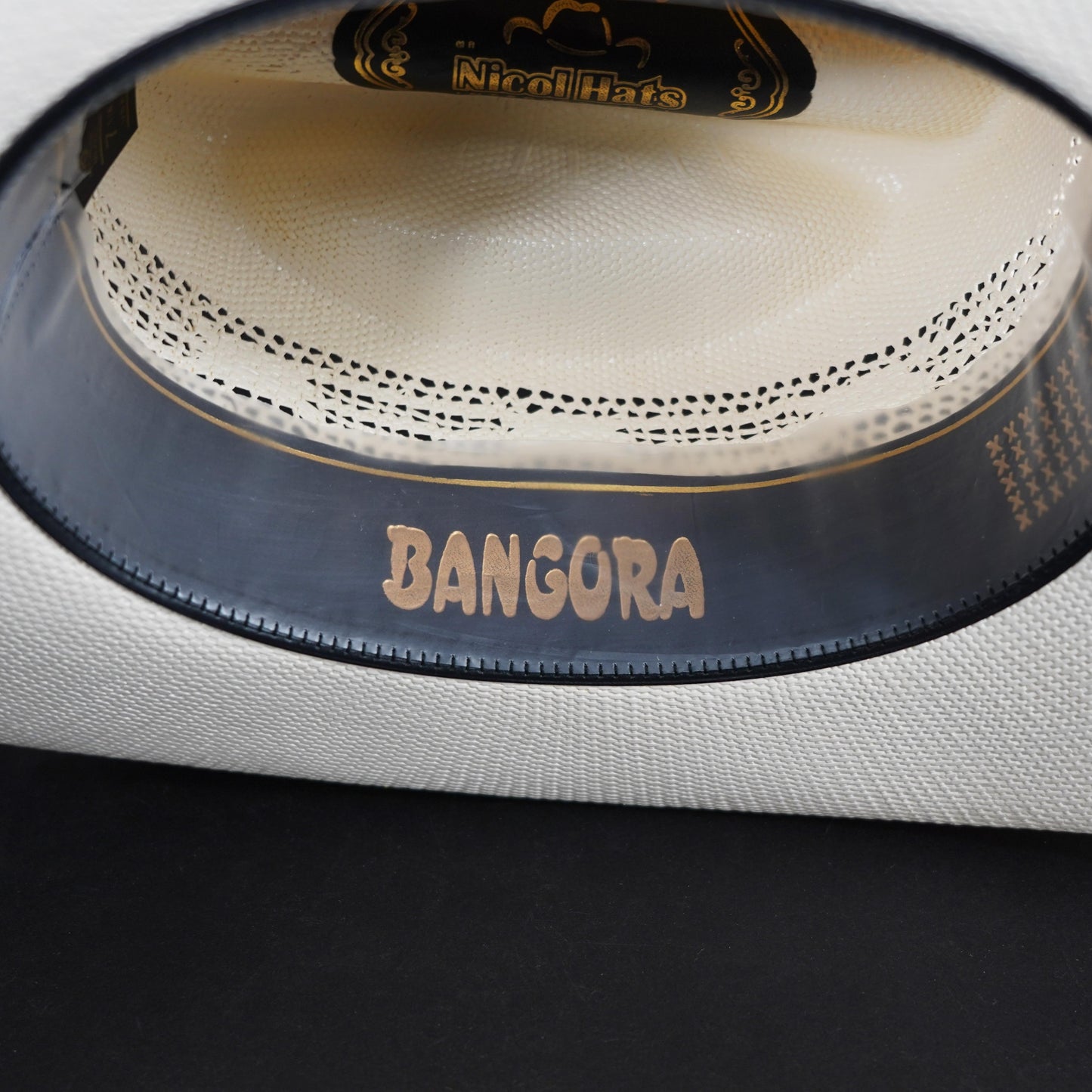 Nicol Bangora Mustang Style 100x Straw Sombrero Ribbon Style