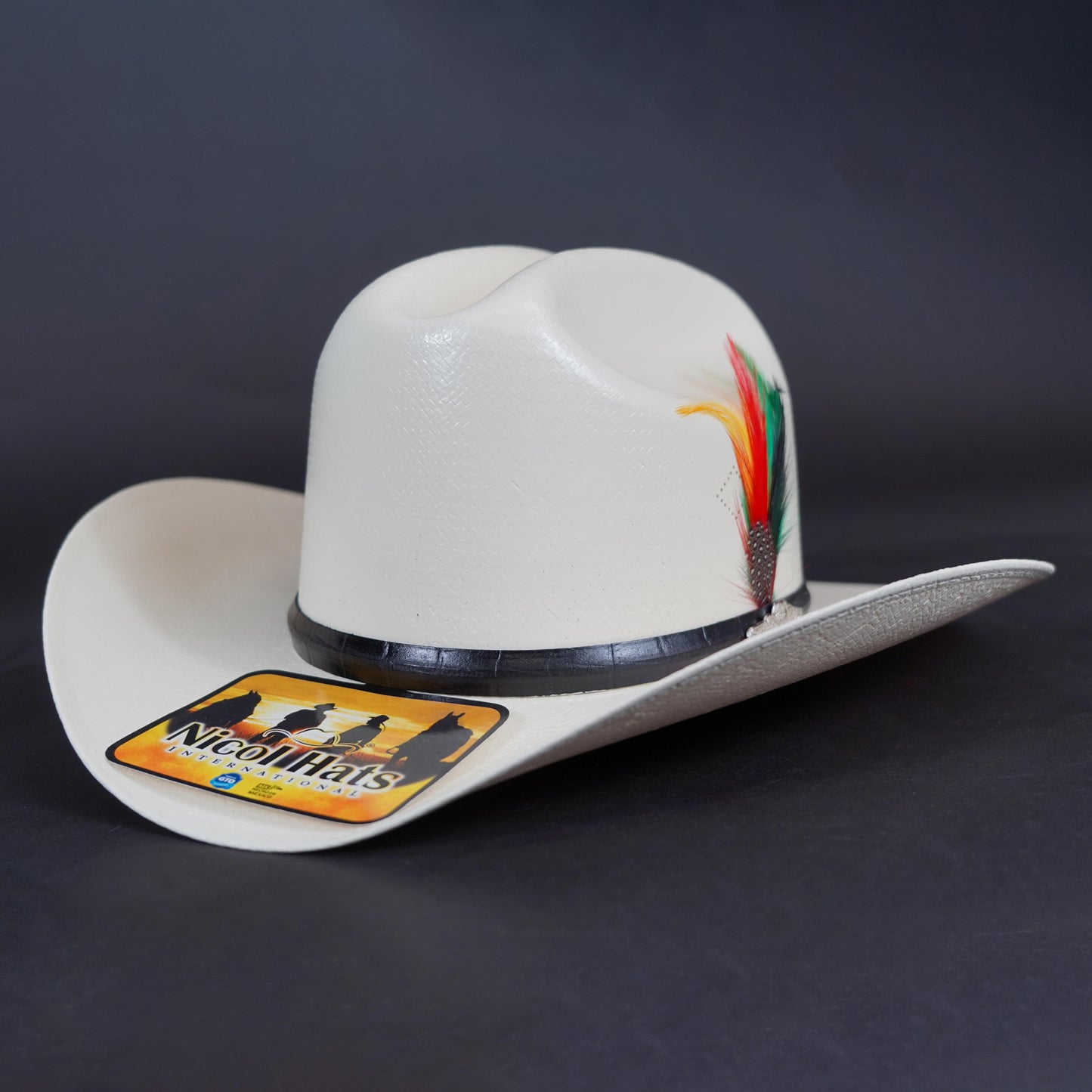 Nicol Palma Chapparal 100X 3.5" Brim Sombrero Short Crown 4.5" Sombrero Estilo Sinaloa