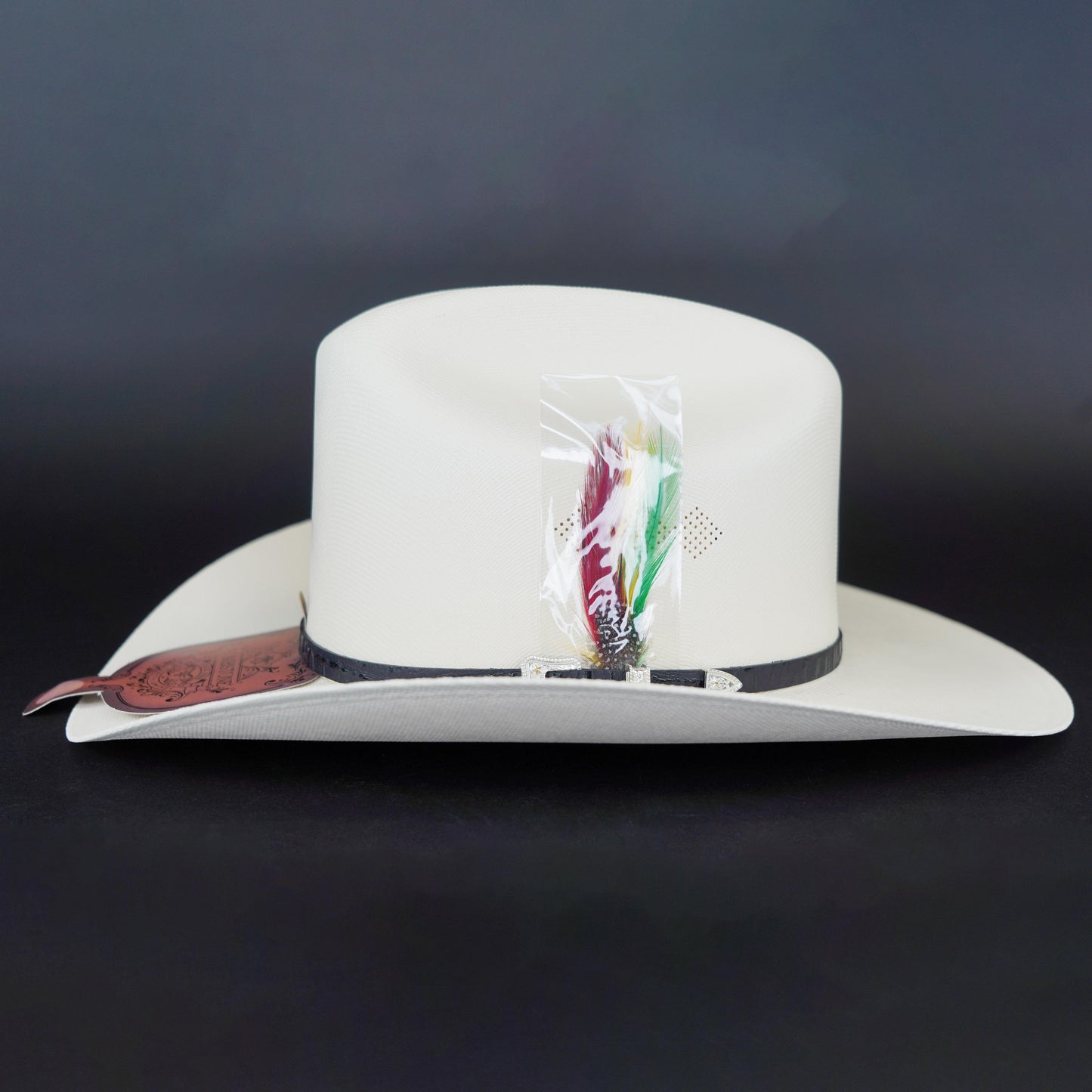 Tombstone Johnson 1000X Master Telar Brim 3.5" Sombrero Tall Crown 4 3/4"