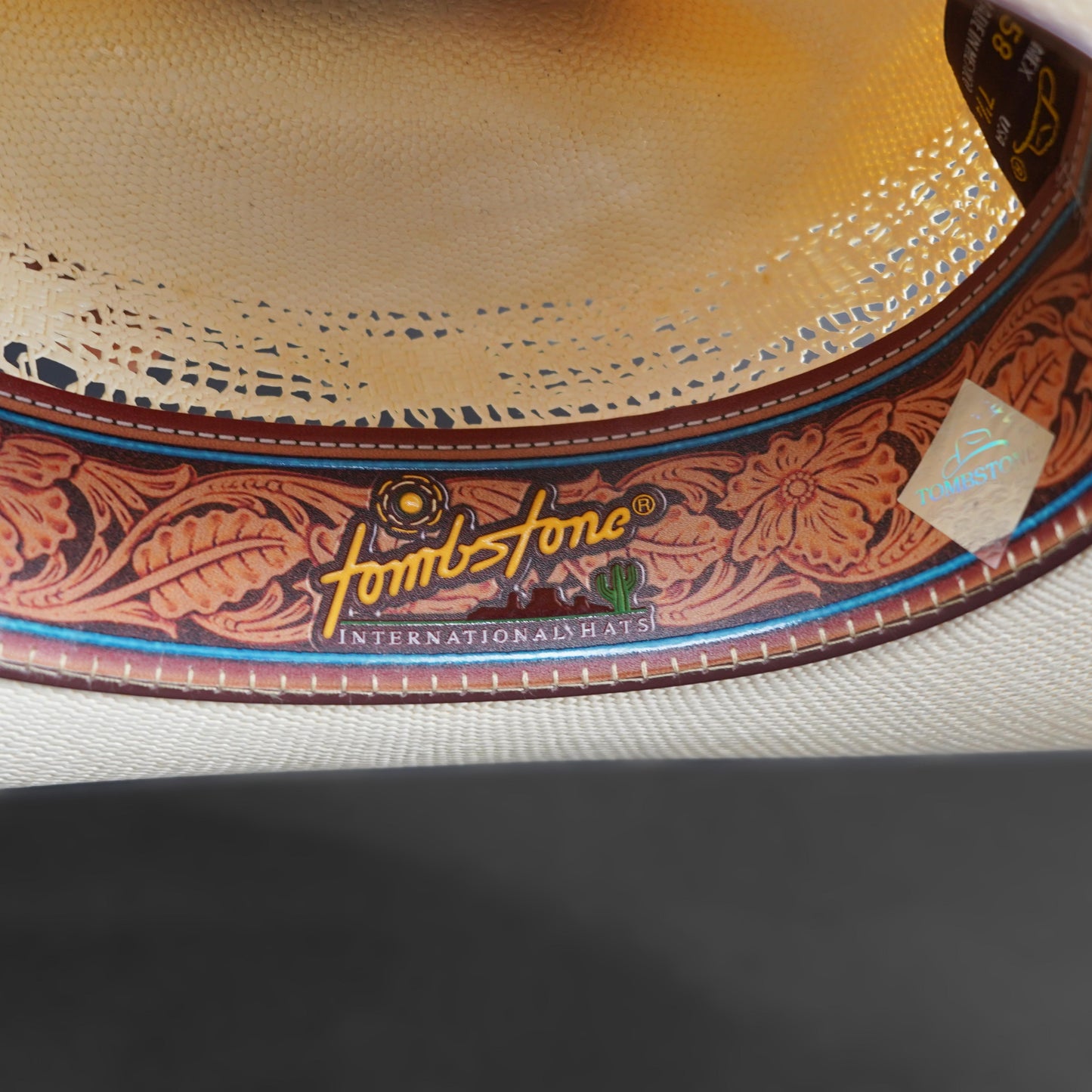 Tombstone Bangora Mustang Rivete 10x Style Straw Sombrero