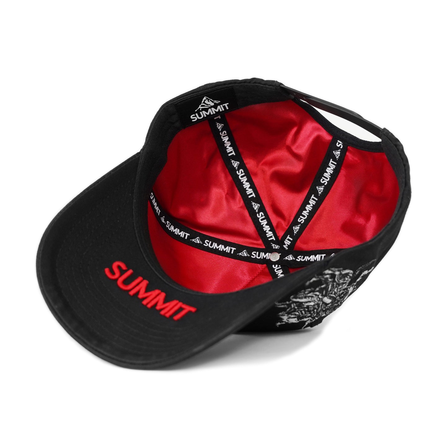 SUMMIT SKELETON BULL RIDER HAT