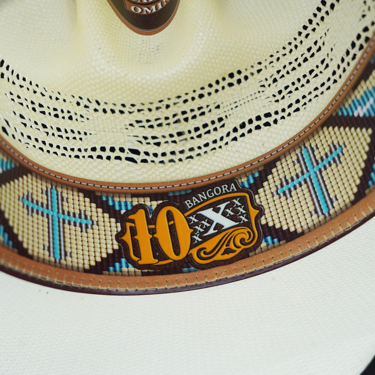 Tombstone Bangora Roper 10x Style Straw Sombrero