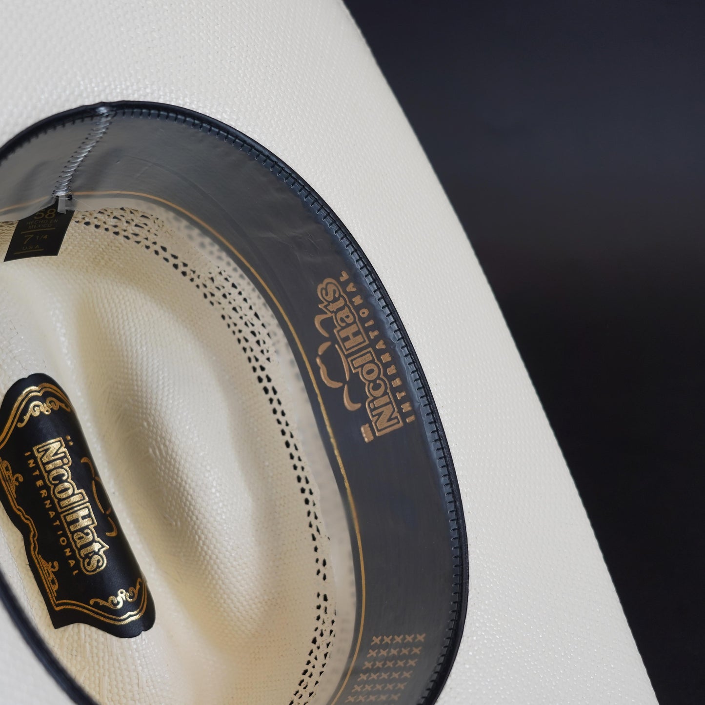 Nicol Bangora Mustang Style 100x Straw Sombrero Ribbon Style