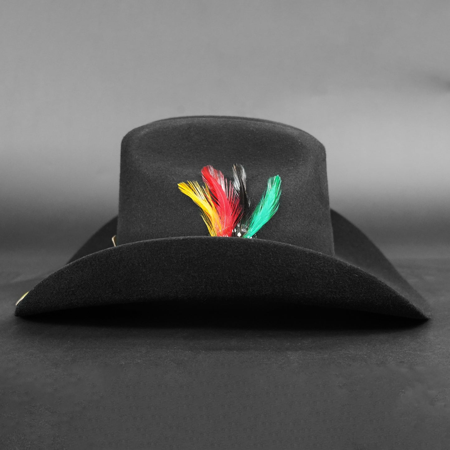 Tombstone El Patron 10x Texana Black Felt 4" Brim Tall Crown 4 3/4
