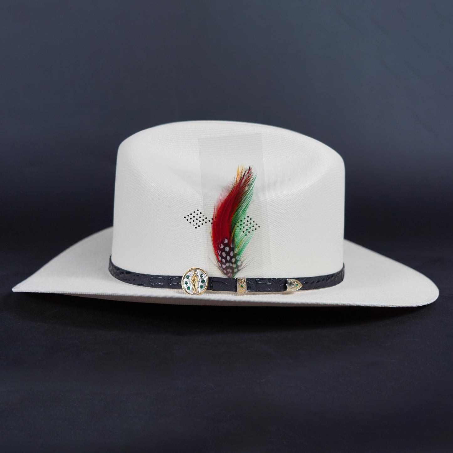 Stone Chapparal 1000X Edicion San Judas Telar Brim 3" Sombrero Short Crown 4 1/2"