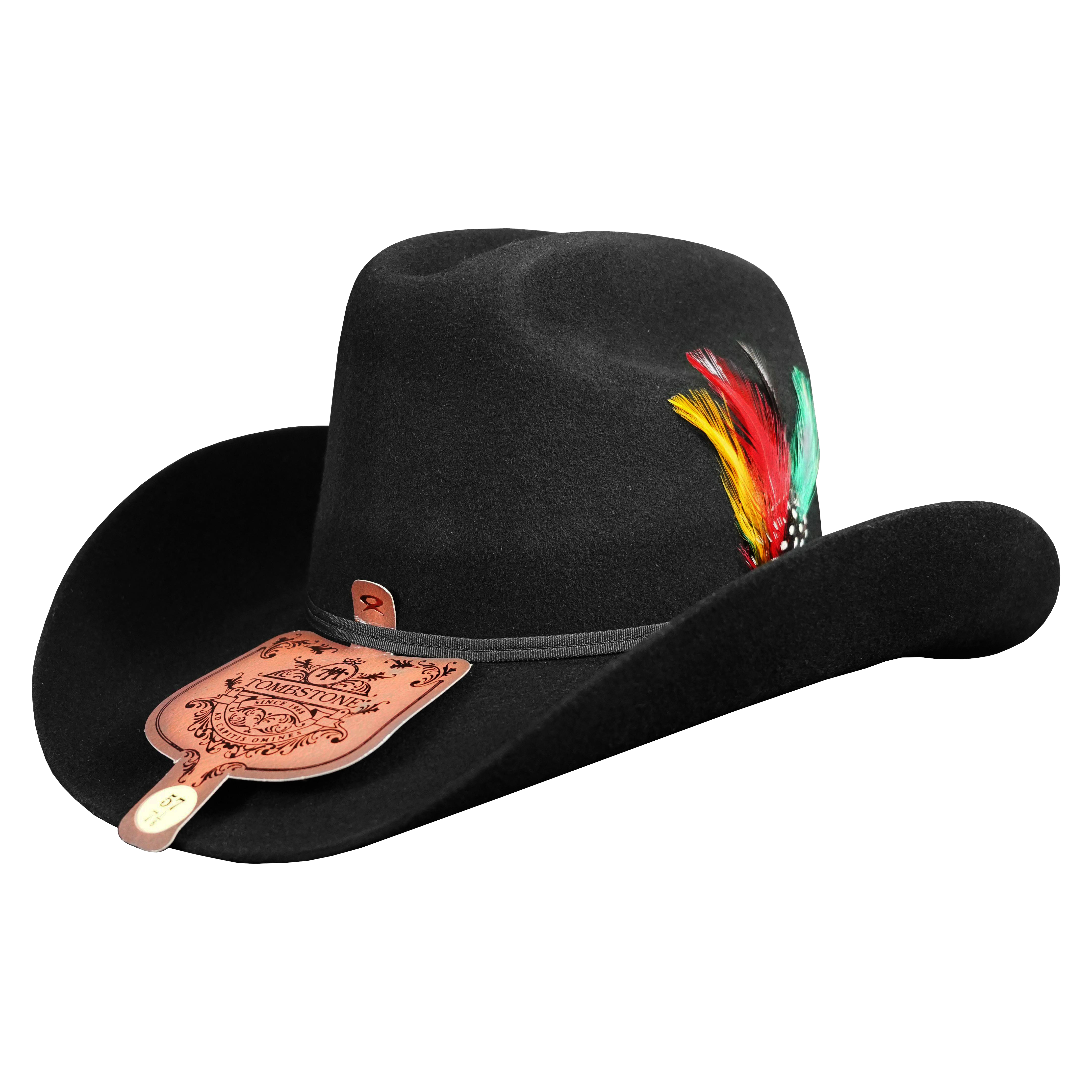 Tombstone El Patron 10x Tall Crown Texana Black – Summit Boots