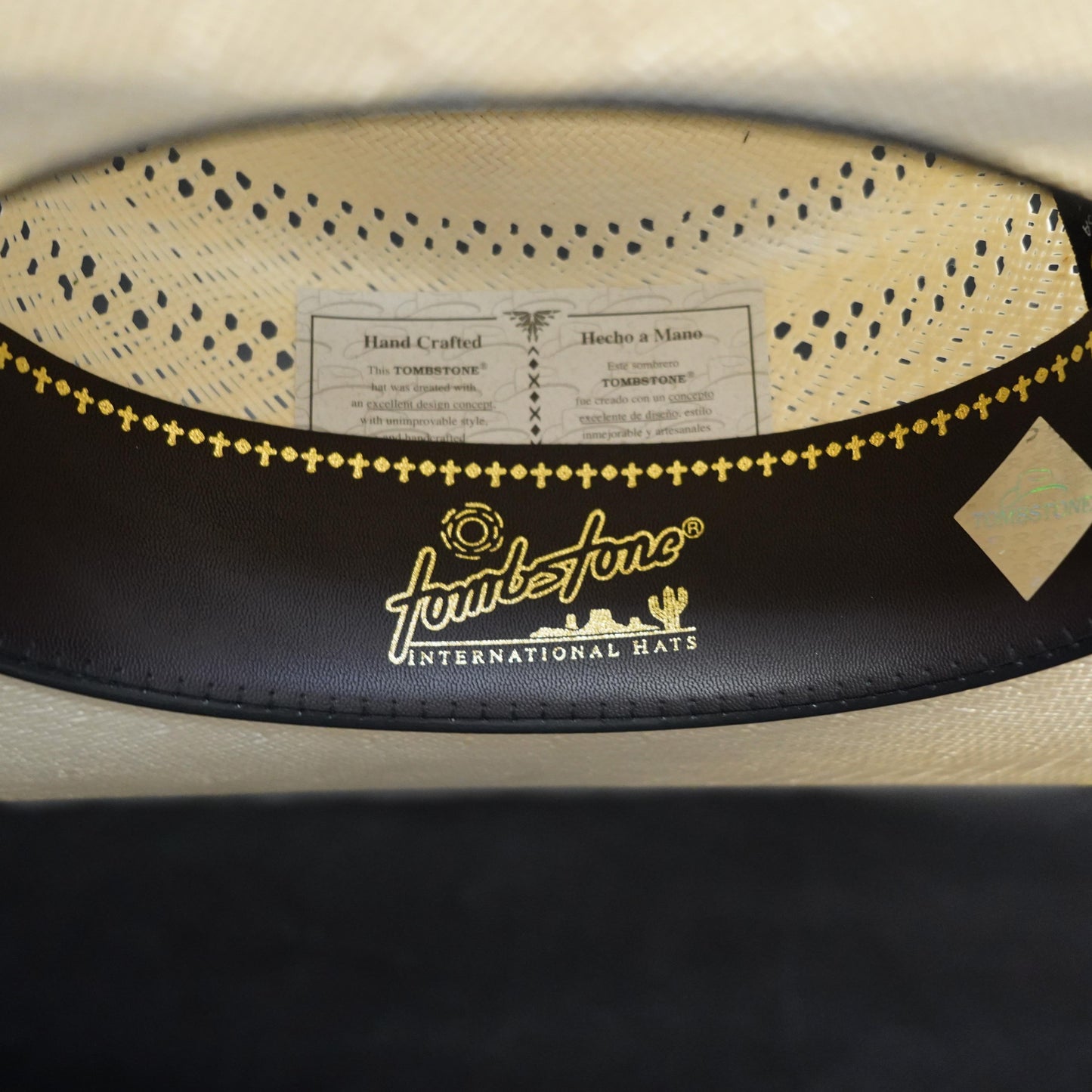 Tombstone Johnson 30X Handwoven Straw Sombrero Brim 4"