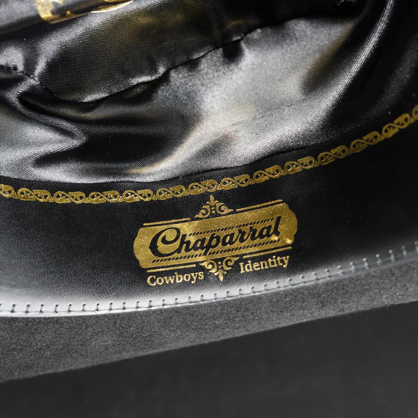 Tombstone 10x Chaparral Black Felt Cowboy Hat 3.5" Brim 4.5" Short Crown Texana