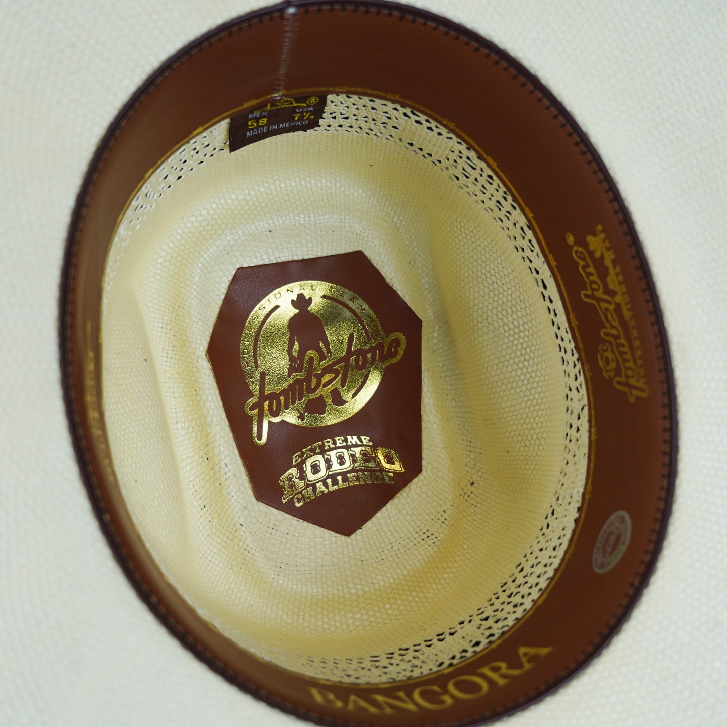 Tombstone Bangora Long Horn 15x Style Straw Sombrero