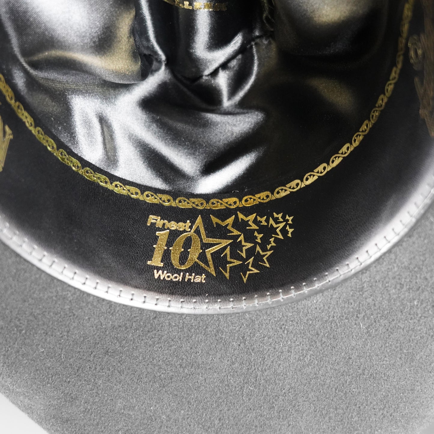 Tombstone El Patron 10x Texana Black Felt 4" Brim Tall Crown 4 3/4