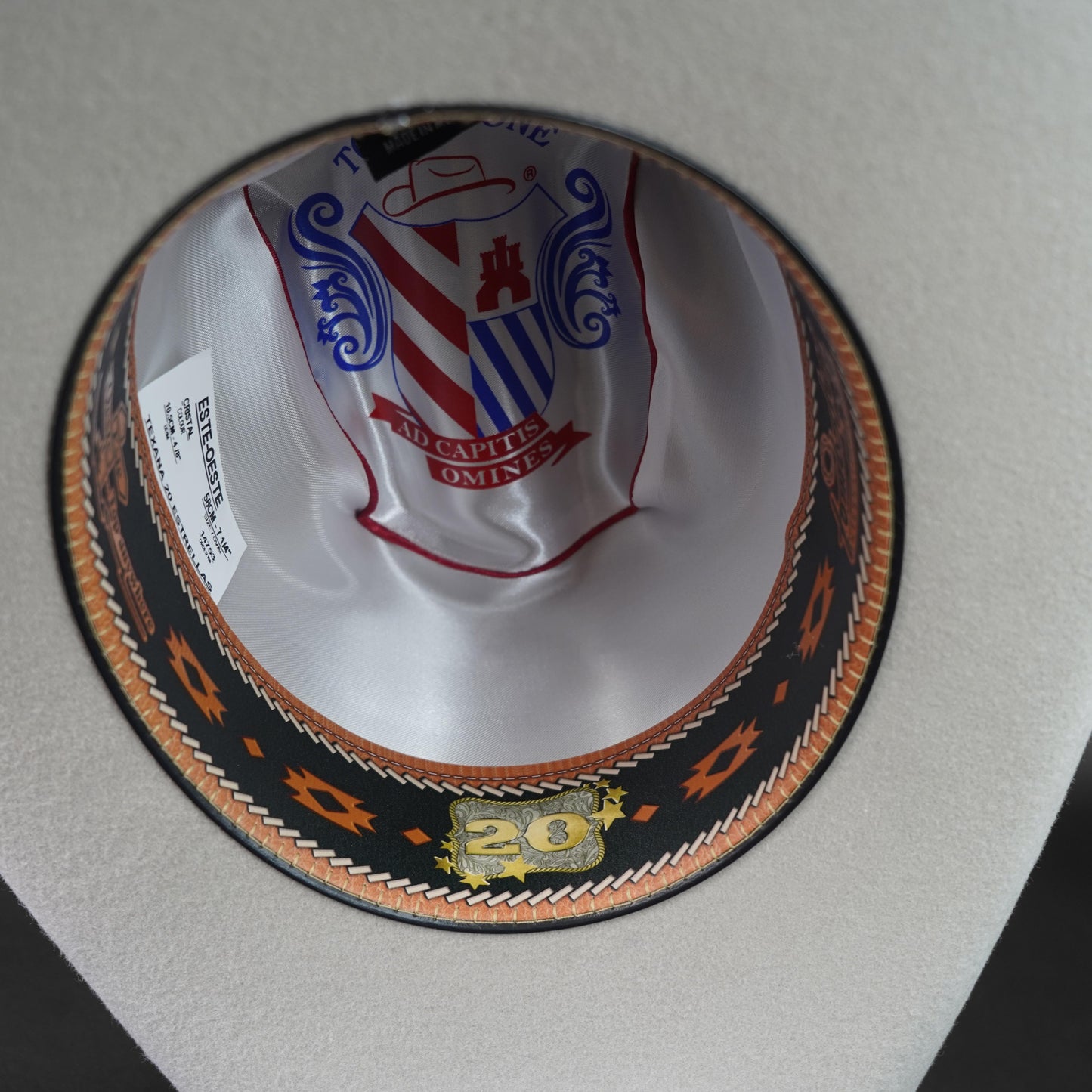 Tombstone Este Oeste Silver 20x Wool Felt Hat