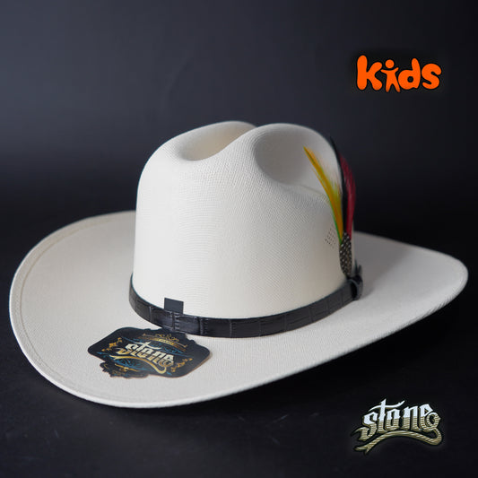 Sombrero Nino Tallas Chicas Estilo Sinaloa Cowboy Hat - Stone Chaparral Estilo Panter