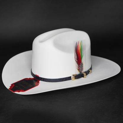 Morcon 5000X Chaparral Style Telar Brim 3.5" Cowboy Hat Sombrero Short Crown 4 1/2" Estilo Panter