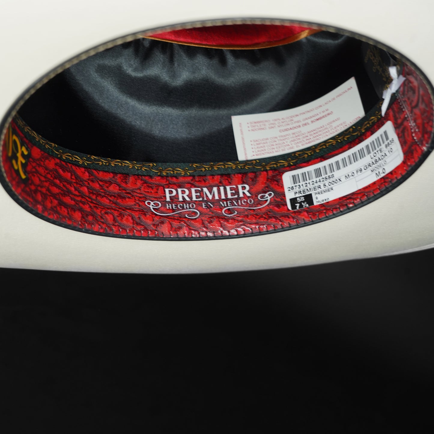 Morcon 5000X Chaparral Style Telar Brim 3.5" Cowboy Hat Sombrero Short Crown 4 1/2" Estilo Panter
