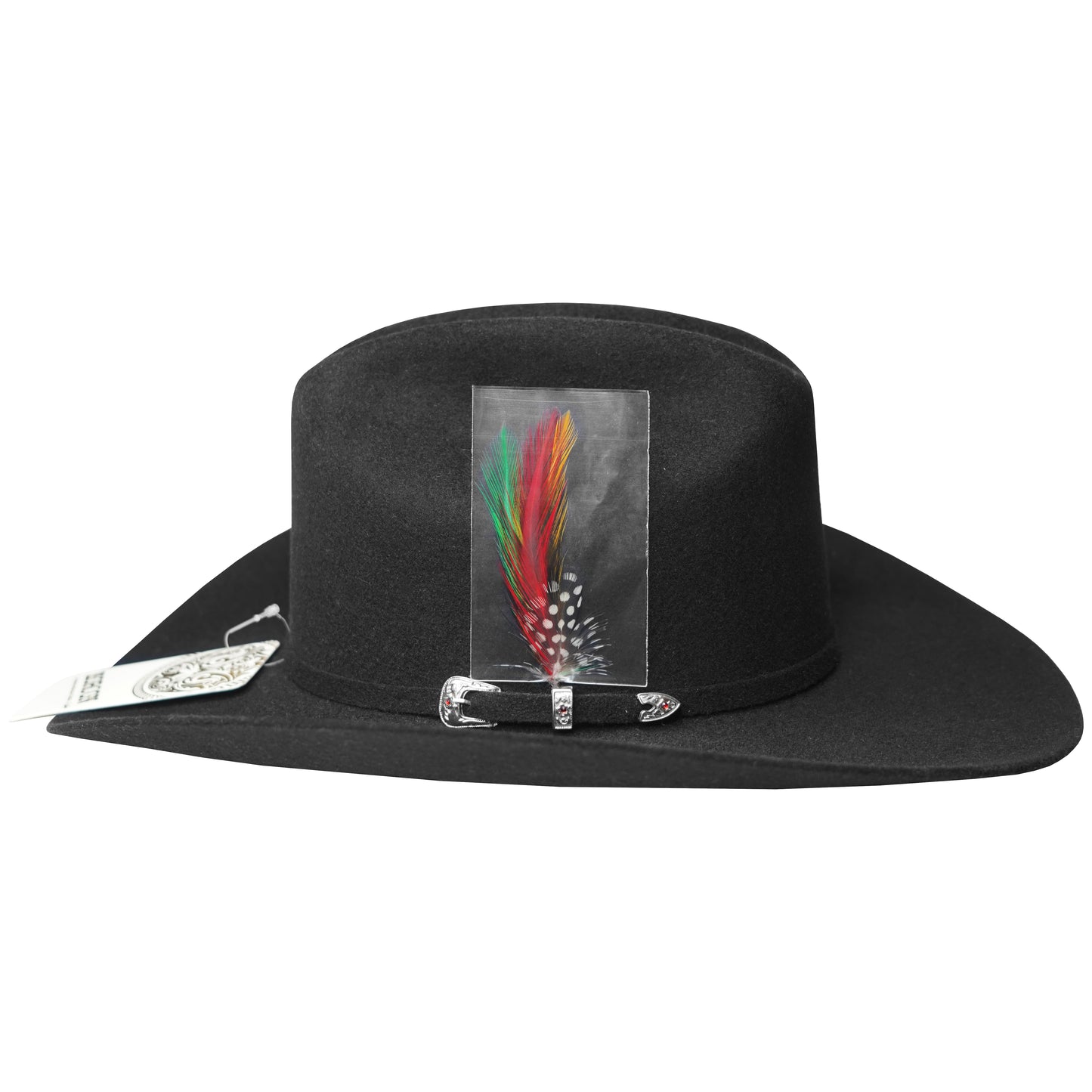 Morcon Chaparral Black Felt 10x Short Crown Texana