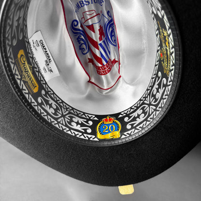 Tombstone Chaparral 20x Estrellas Wool Felt Short Crown Texana