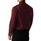 MEN'S MAROON CHARRA LONG SLEEVE WESTERN SHIRT