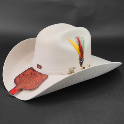 Tombstone Este Oeste 20x Beige Wool Felt Texana