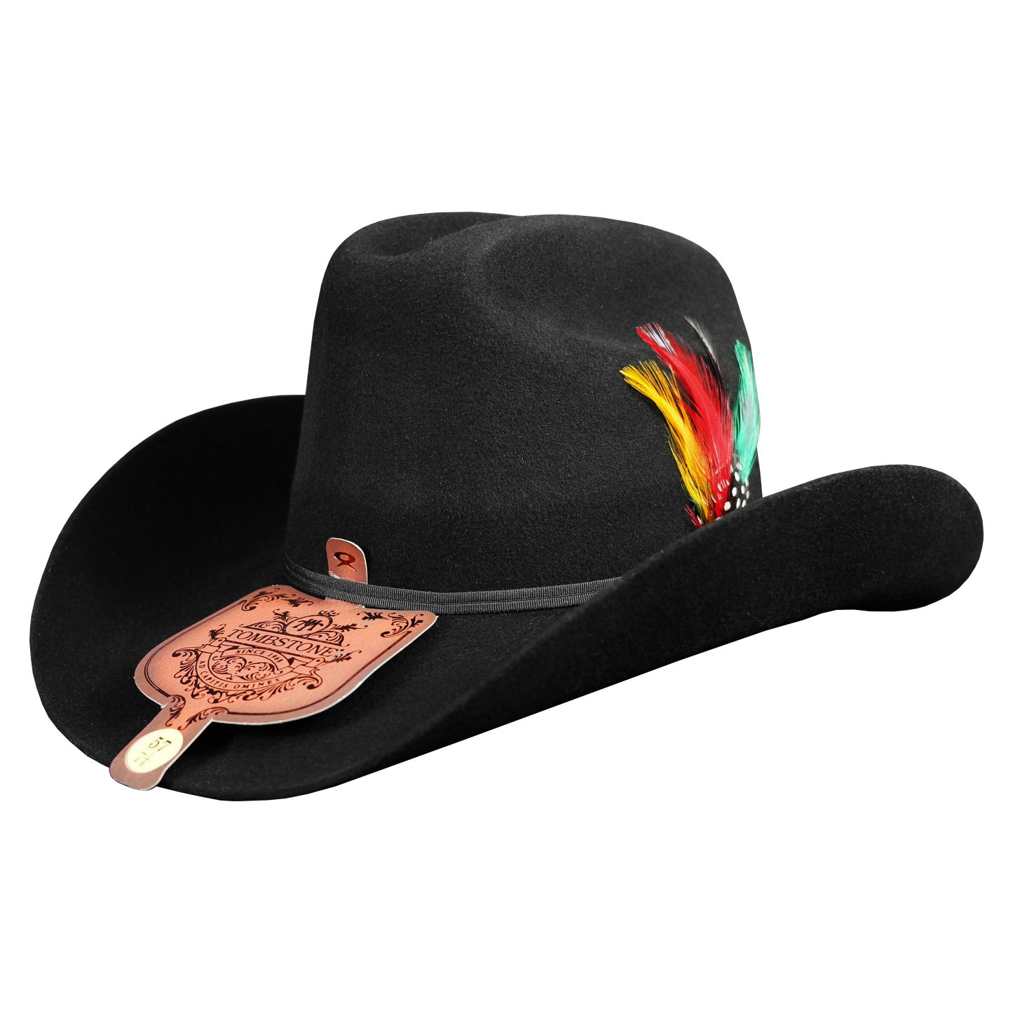 Tombstone El Patron 10x Tall Crown Texana Black