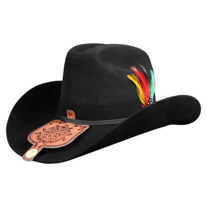 Tombstone El Patron 10x Tall Crown Texana Black