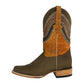 Men's Honey Western Square Toe Cowboy Embossed Boot