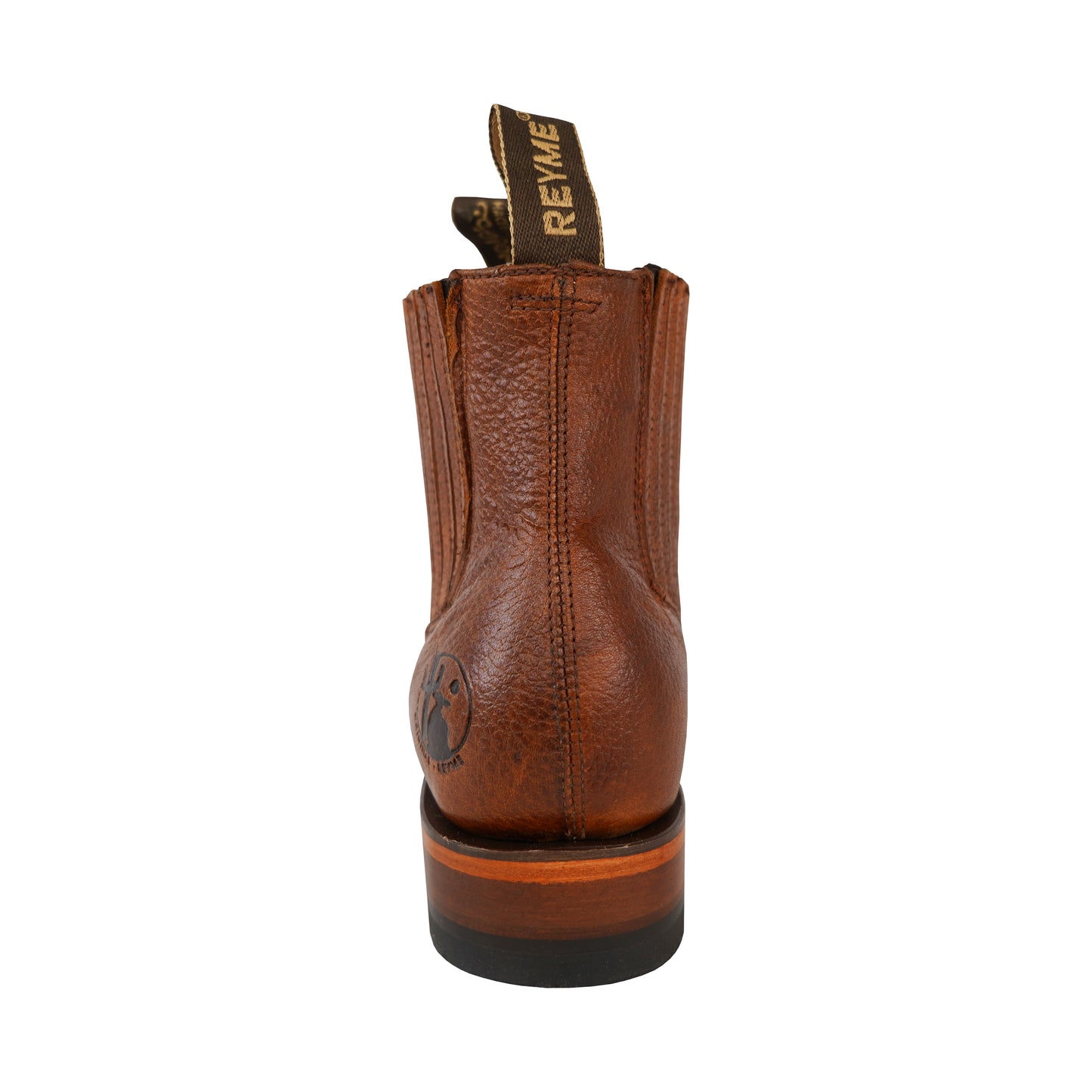 Honey Leather Square Toe Chelsea Boot