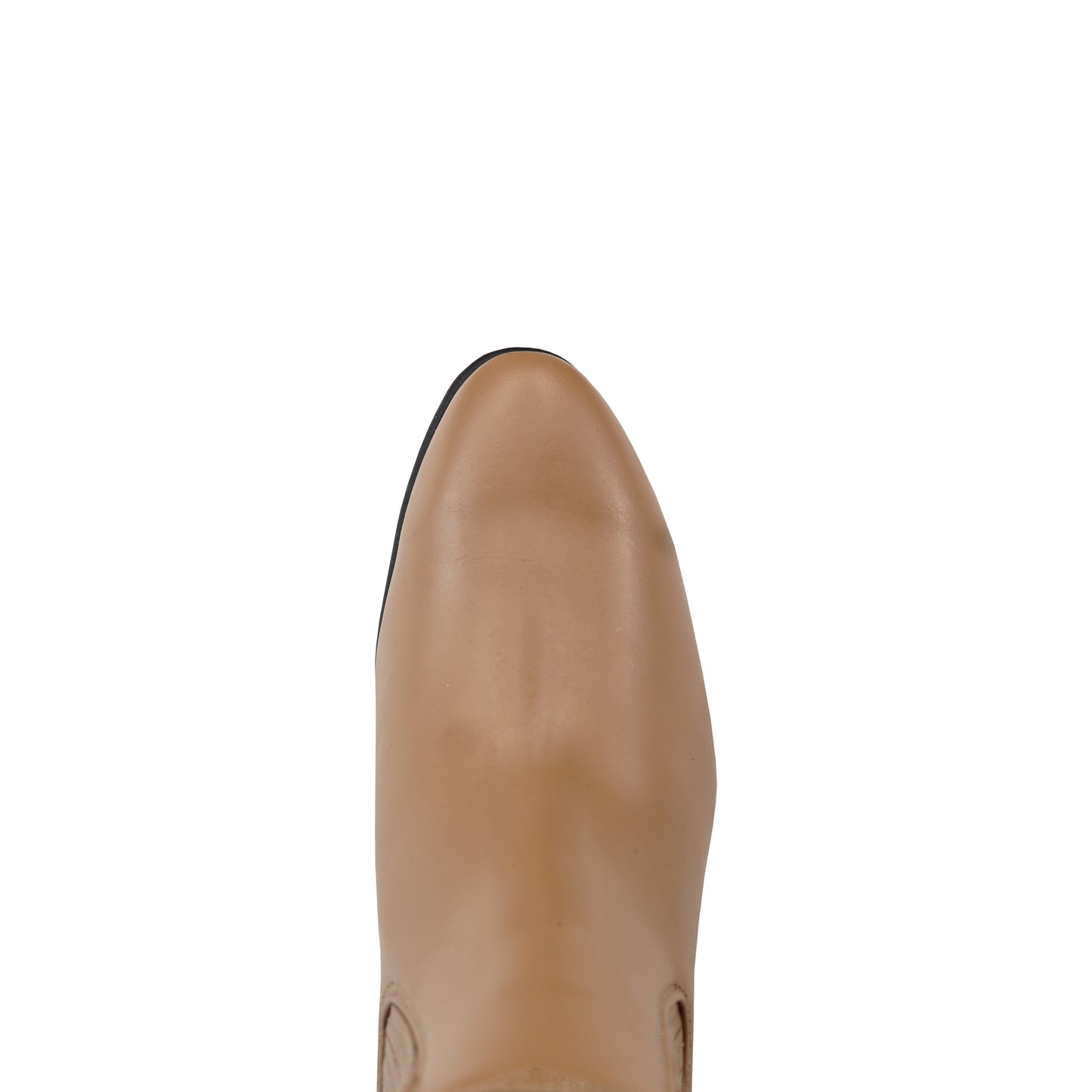 Sand Color Leather Chelsea Boot