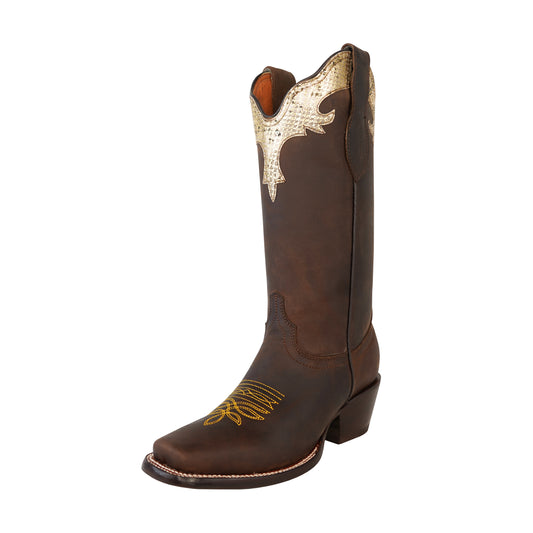 Brown Rodeo Style Women Boot