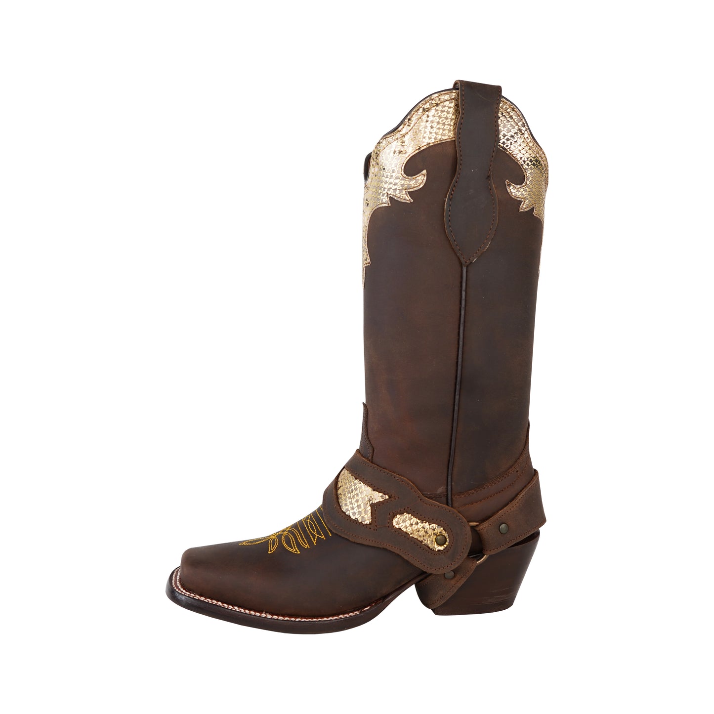 Brown Rodeo Style Women Boot