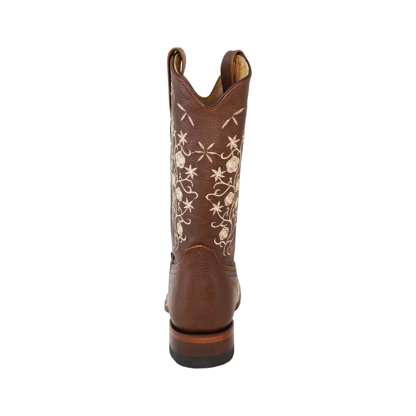 Brown Flower Rodeo Style Boot Women