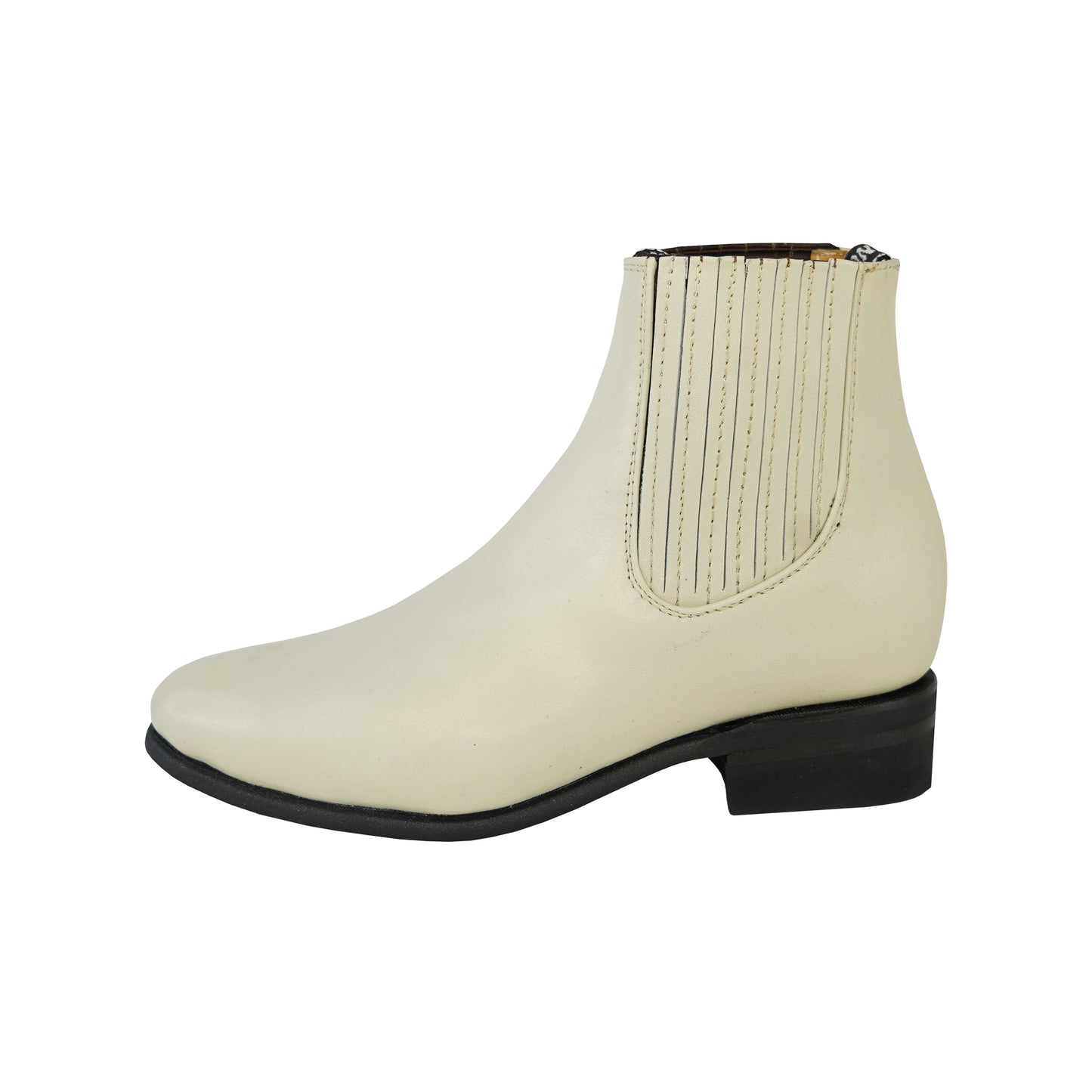 Hueso Color Leather Chelsea Boot